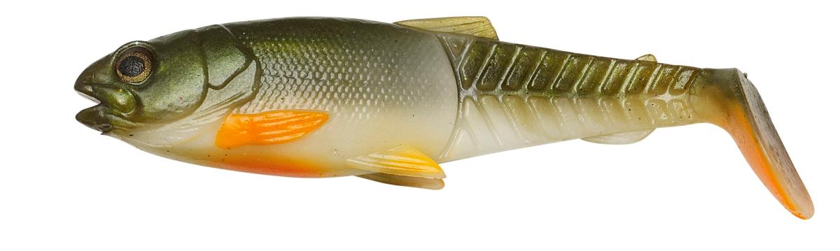 Savage Gear Craft Cannibal Paddletail 6,5cmväri Olive Pearl Hot Orange